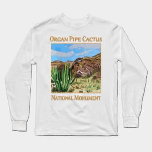 Organ Pipe Cactus National Monument in Arizona Long Sleeve T-Shirt